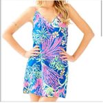Lilly Pulitzer  Women's‎ Silk Lela Cami Shift Dress Navy Pink Size XS Photo 0