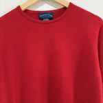 Charter Club Bright Red 100% Cashmere Sweater Sz M Holiday Christmas Cozy Luxury Photo 1