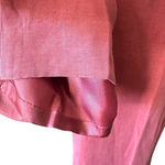 Pendleton Vintage  Silk Linen High Waist Pleated Pants Pink Sz 8 NWT Photo 3