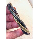 Multi‎ Strand Twisted Serpentine Bracelet Costume Jewelry Black Photo 3