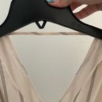 Banana Republic BNWT  striped blouse with tie detail size M Photo 4