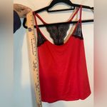 Linea Donatella  red Racer back tank size M‎ Photo 5