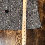 Aura  Jacket Women 14 Gray Vintage Tweed Speckled Circle Blazer Office Y2K Boho Photo 7