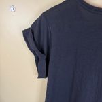 Lululemon  Short Sleeve Tee Shirt Cuffed Sleeve Relaxed‎ Fit Size 10 Black Active Photo 4