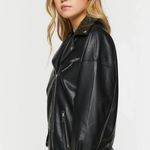 Forever 21 Oversized Leather Jacket Photo 1