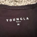 Young LA black racerback tank top size M Size M Photo 6