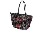 TUMI Abstract Print Tote Bag | Nylon & Leather Handles Photo 2