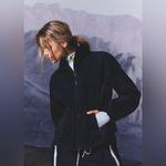 Free People Movement Gia Fleece Jacket Size Medium Black Photo 2