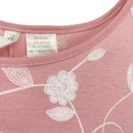 Forgotten Grace  Women’s Pink Embroidered Peasant Ruffle Top Photo 3