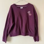 Pact Organic Cotton Sweatshirt Sweater in Rich Purple Lips SZ XL Women’s Photo 0