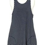 Athleta Size Small Tank Dress Stripe Nautical Navy Super Swing Travel Dress Photo 0
