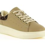 Seven7 Miki Leopard Low Top Women's Platform Sneakers Tan Size 10 New in Box Photo 0