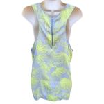Gap Factory Women's Racerback Tank Top Size XXL Gray and green Floral Print Photo 4