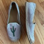 G.H. Bass &Co. Tan Cactus and Sun Espadrille Sandals Photo 1