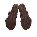 Vionic Pepper Brown Leather Cork Wedge Slip-On Sandals Comfort Arch Support 10 Photo 6