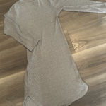 Poof! Gray Turtle Neck Tunic Sweater Dress Photo 0