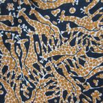 J.Crew NWT x Drake's A-line in Navy Giraffe Print Pull-on Skirt 4 Photo 2