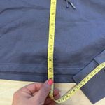 Gymshark Cropped Hoodie Sweatshirt Womens Medium Blue Athletic Workout Photo 4