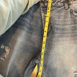 Vervet Flying Monkey Jeans Size 29 Asymmetrical Button Fly Distressed Blue Cropped Jean Photo 9