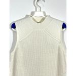 Rebecca Minkoff Sleeveless Sweater Size Medium Ivory Back Cutout High Low Photo 3