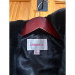 Xhilaration Vintage Y2K Black Faux Fur Cropped Jacket S Glam Holiday Party Photo 2