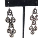 Gunmetal chandelier statement fashion earrings Photo 4