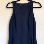NWT Dessy Collection Diamond Cutout Back Trumpet Gown Slit in Midnight Navy Blue Size 10 Photo 4