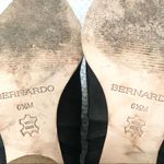 Bernardo FELIX Black Suede Pointed Slip On Ankle Boot Fringe Trim 6.5 Round Heel Photo 9