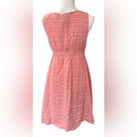 Patagonia Island hemp crossover Striped coral Sleeveless Dress Photo 3