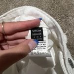 SheIn White Ripped Jeans Photo 2