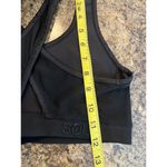 SoulCycle Soul NEW Black Diamond Cut Sports Bra V Neck Criss Cross Back Medium Photo 6