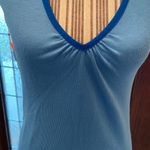 Nike sleeveless race back blue/orange tank top size s Photo 6