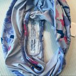 Splendid  Floral Flurry Tie-Front Bikini Bottom High Leg Pant Sz M NWT Blue Pink Photo 10