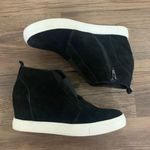 Steve Madden Black Wavery Wedge Sneakers Size 10 Photo 2