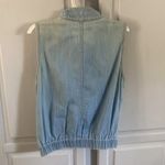 ZARA Vintage  Short scrunched Denim Vest Photo 8