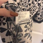 Burryco Midi Silk Dress Women's 14 RARE Unique Lightweight Black/White White Photo 5