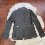 J.Crew ~Waxed Cotton Relaxed Boyfriend Field/Military/Utility Jacket~Sz S Photo 6