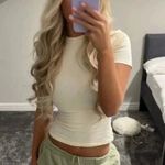 SKIMS Stretch Cotton Tee in Bone Size Medium Photo 1