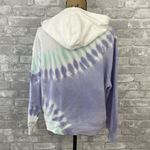 Wildfox  French Terry Relaxed Fit Tie-Dye Hoodie in Peri Shibori Photo 3