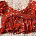 All in Favor  size small floral print blouse Photo 3