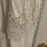 EXPRESS  White Lace Bell Flare Sleeve Dress Size Medium Angel Whimsigoth Staple Photo 4
