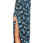 Majorelle Stellina Dress Floral Choker Neckline Backless Long Gown with Slit Photo 1