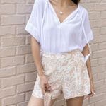 Olivaceous NWT ‎ Linen Blend High waist short - Large Photo 4