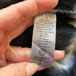 Sundry  Black‎ & White Knit Sweatshirt Top Size 2 (Medium) Boho Athleisure Photo 7