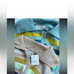 Free People  Trading Up Striped Polo S in Grey Combo Photo 4
