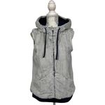 Antigua Rant Faux Fur Golf Activewear Vest Hoodie Size L Photo 1