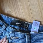 Blue Straight Leg Jeans with Classic Fit Size 25 Photo 1