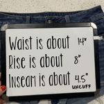 American Eagle  Size 4 Shorts Shortie AEO Low Rise Denim Cuffed Stretch Women's Photo 10