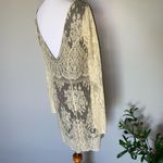 Free People  NWT Lace Boho Dress Ivory Photo 4