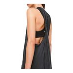 Lululemon women's size 6 the lab black flutter dress athleisure new stretch Photo 9